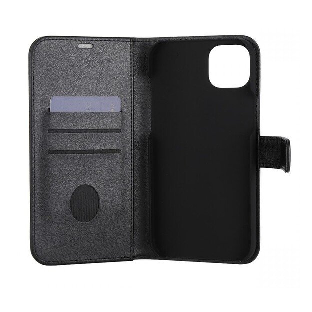 RadiCover - Radiation Protection Wallet Vegan Leather iPhone 14 PLUS Flipcover Black