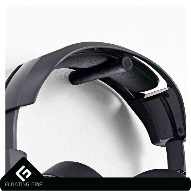 Floating Grip Headphone Hanger Black