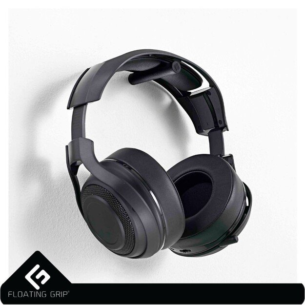 Floating Grip Headphone Hanger Black