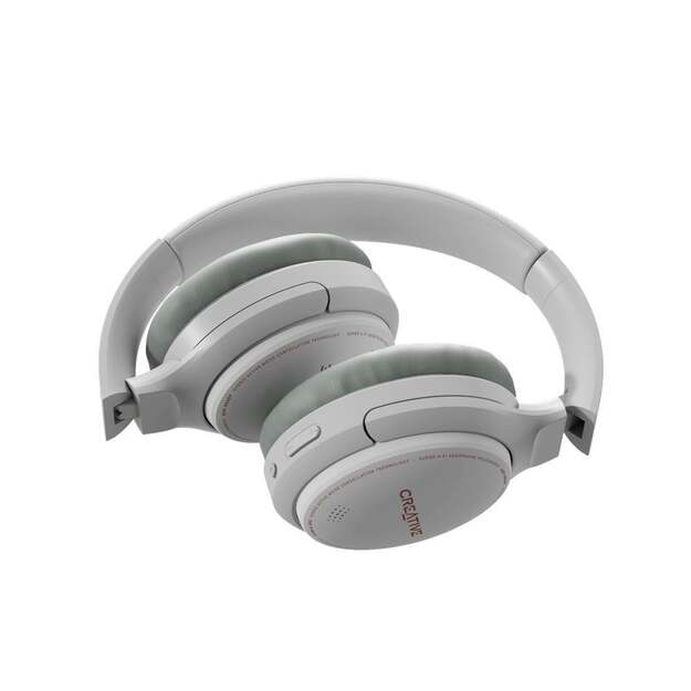 Creative - Zen Hybrid Wireless Over-ear Headphones ANC, White