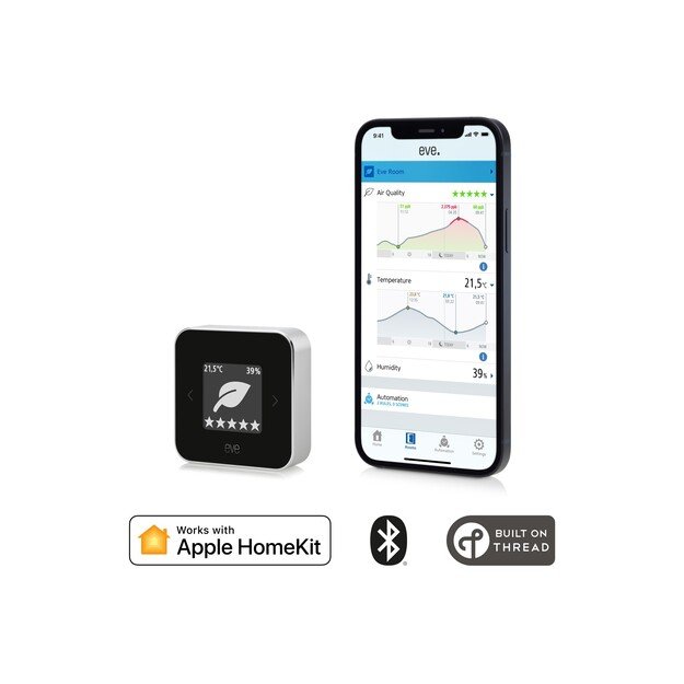 Eve - Room - Indoor air quality sensor with Apple HomeKit technology