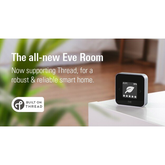 Eve - Room - Indoor air quality sensor with Apple HomeKit technology