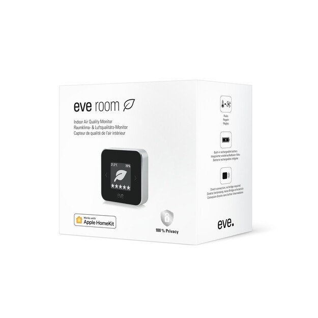 Eve - Room - Indoor air quality sensor with Apple HomeKit technology