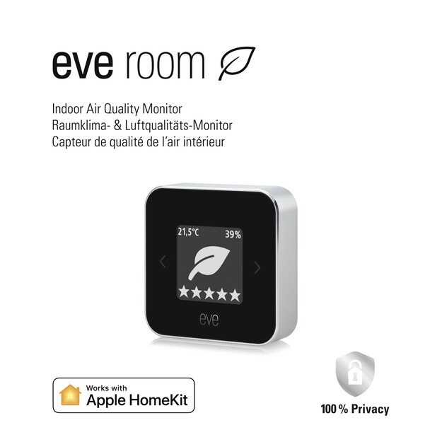 Eve - Room - Indoor air quality sensor with Apple HomeKit technology