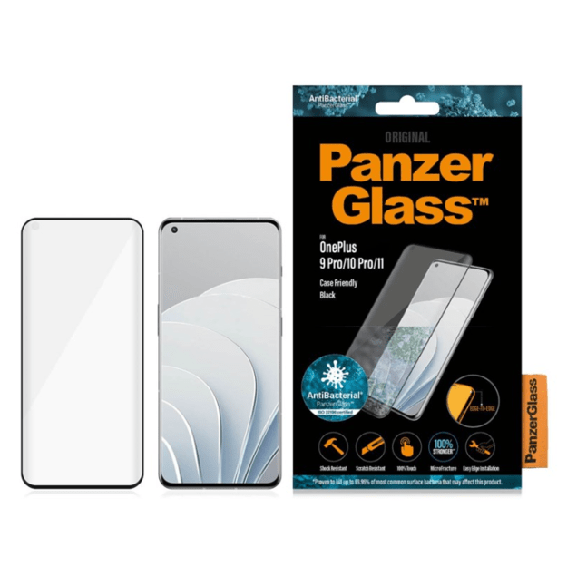 PanzerGlass - Screen Protector OnePlus 9 Pro - 10 Pro - 11 - Ultra-Wide Fit