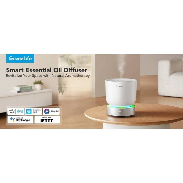 Goveelife - Smart Aroma Diffuser RGBIC+White Noise