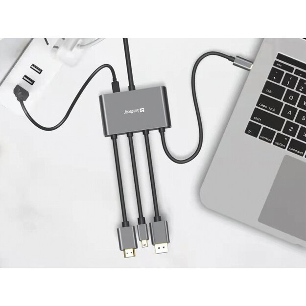 Sandberg - All-In-1 Display Adapter Hub