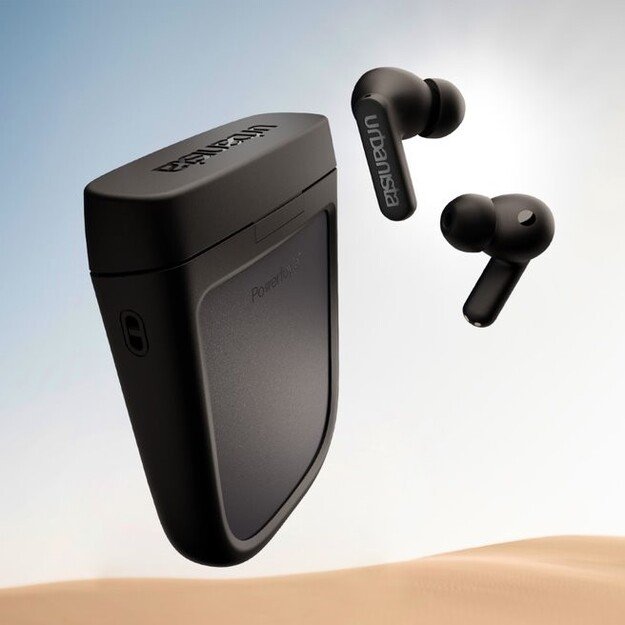 Urbanista - Phoenix - Solar Charging In-Ear Headphones - Midnight Black