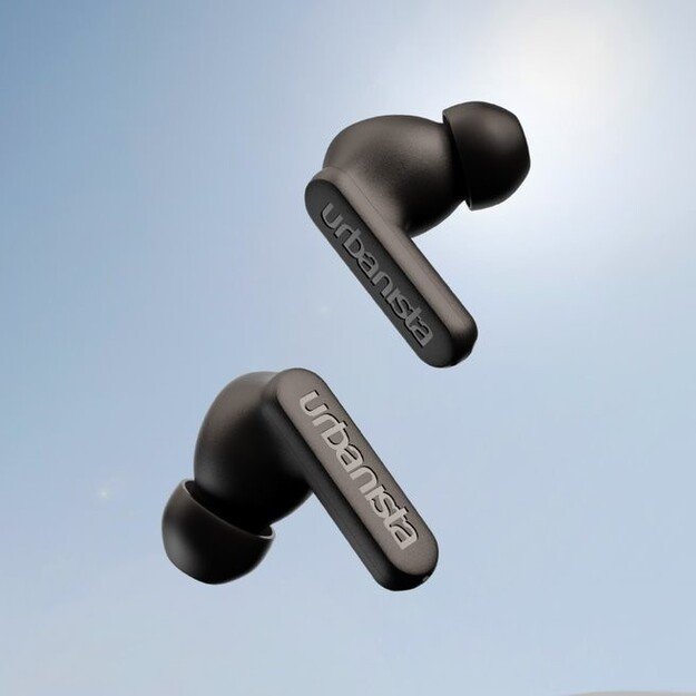 Urbanista - Phoenix - Solar Charging In-Ear Headphones - Midnight Black