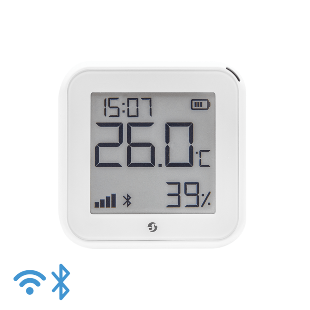 Shelly - Plus HT Gen3 Smart Temperature and Humidity Sensor, Wi-Fi