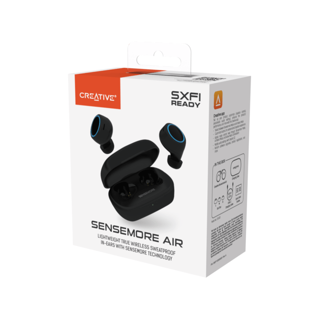 Creative - Sensemore Air TWS In-Ear ANC, Black