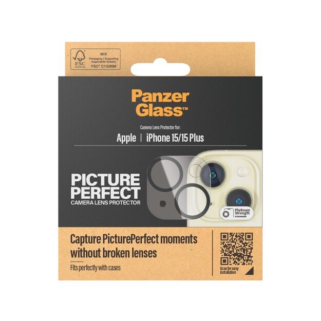 PanzerGlass - PicturePerfect Camera lens Protector iPhone 15 - 15 Plus