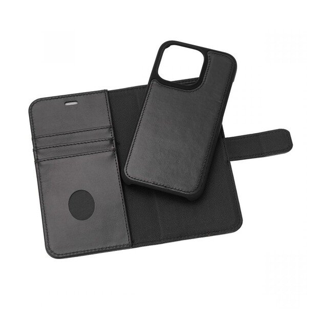 RadiCover - Radiation Protection Wallet Vegan Leather 2in1 iPhone 14 PRO Exclusive Black