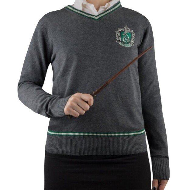 Harry Potter - Slytherin - Grey Knitted Sweater - Medium