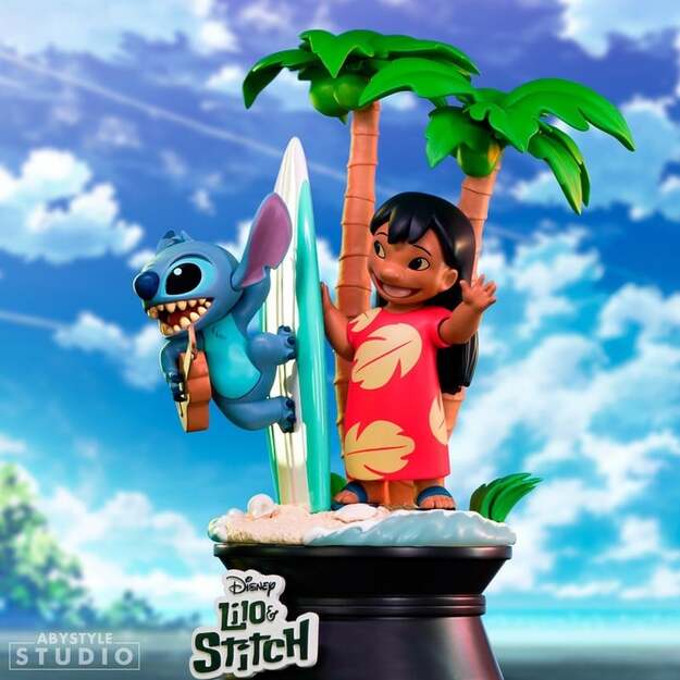 DISNEY - Figurine  - Lilo & Stitch Surfboard