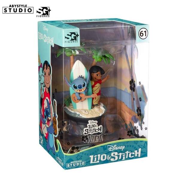 DISNEY - Figurine  - Lilo & Stitch Surfboard