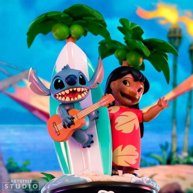 DISNEY - Figurine  - Lilo & Stitch Surfboard