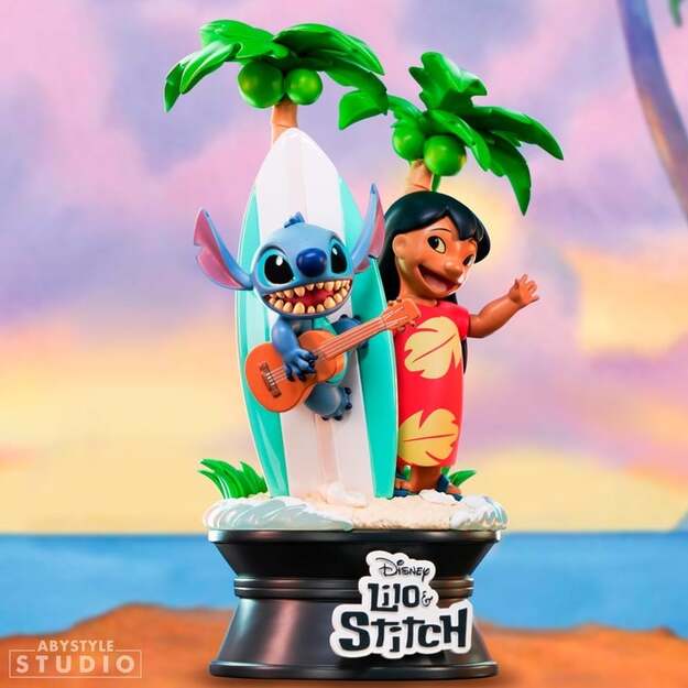 DISNEY - Figurine  - Lilo & Stitch Surfboard