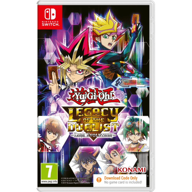 Yu-Gi-Oh! Legacy of the Duelist: Link Evolution (Code in box)
      
        - Nintendo Switch