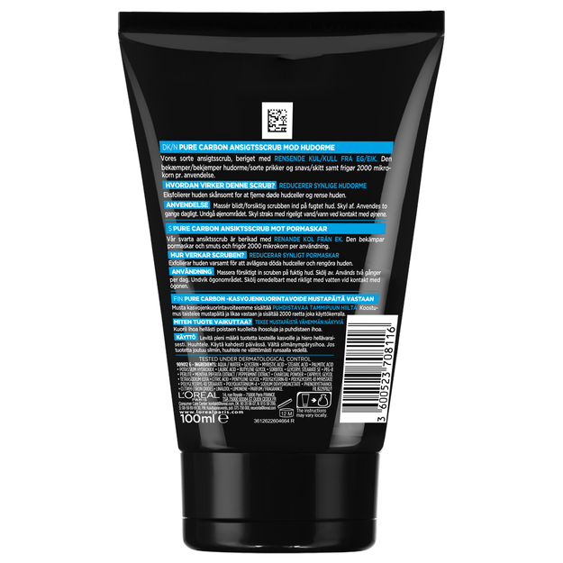 L'Oréal - Paris Men Expert Pure Charcoal Face Scrub - 100ml