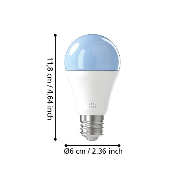 EGLO - E27 A60 - RGB + TW - Zigbee, Bluetooth