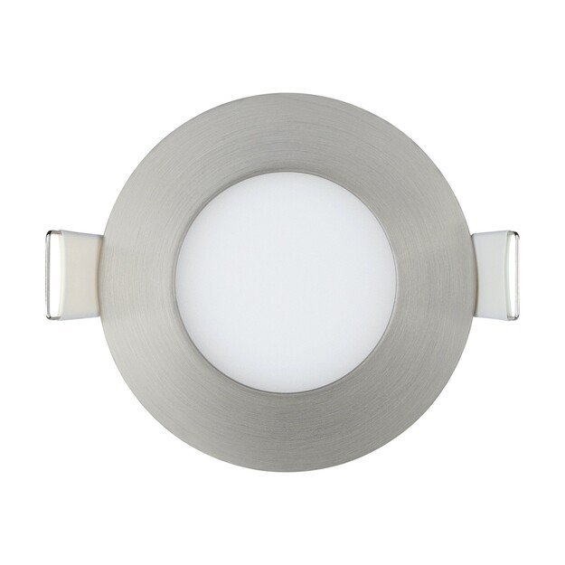 EGLO - Set of 3x Fueva-Z recessed brushed steel Ø8.5 - TW - Zigbee, Bluetooth