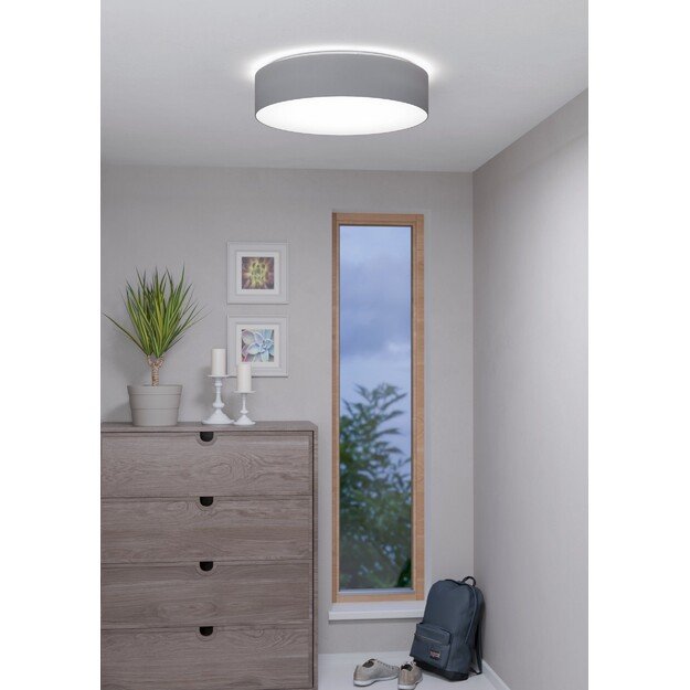 EGLO - Romao-Z loft lamp gray Ø57 - RGB + TW - Zigbee, Bluetooth