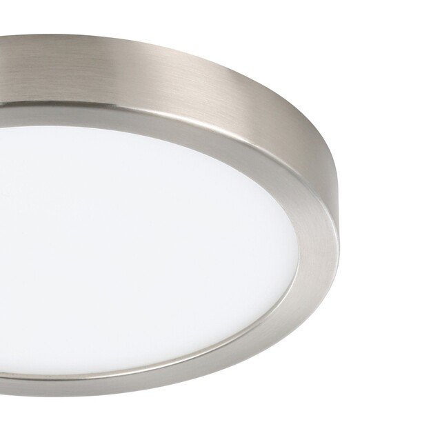 EGLO - Fueva-Z ceiling lamp brushed steel Ø21 - TW - Zigbee, Bluetooth