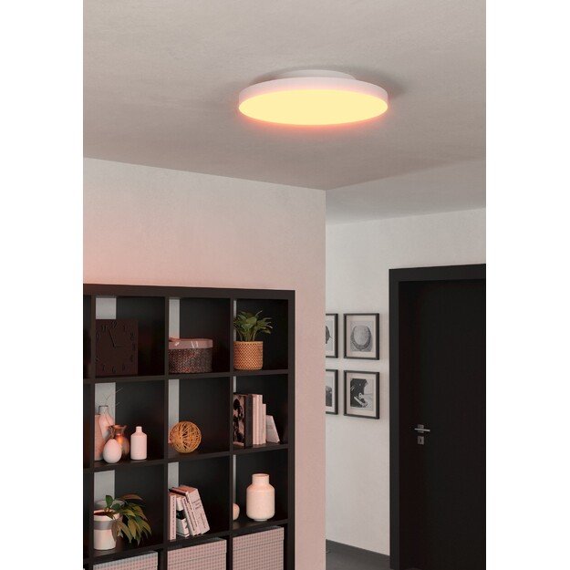 EGLO - Turcona-Z ceiling lamp white Ø45 - RGB + TW - Zigbee, Bluetooth