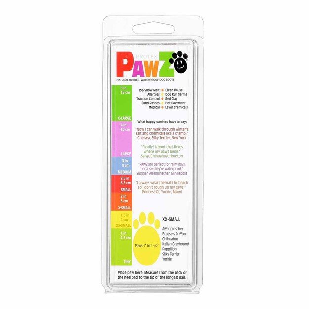 PAWZ - Dog boots Xxs - Yellow (632.8042)