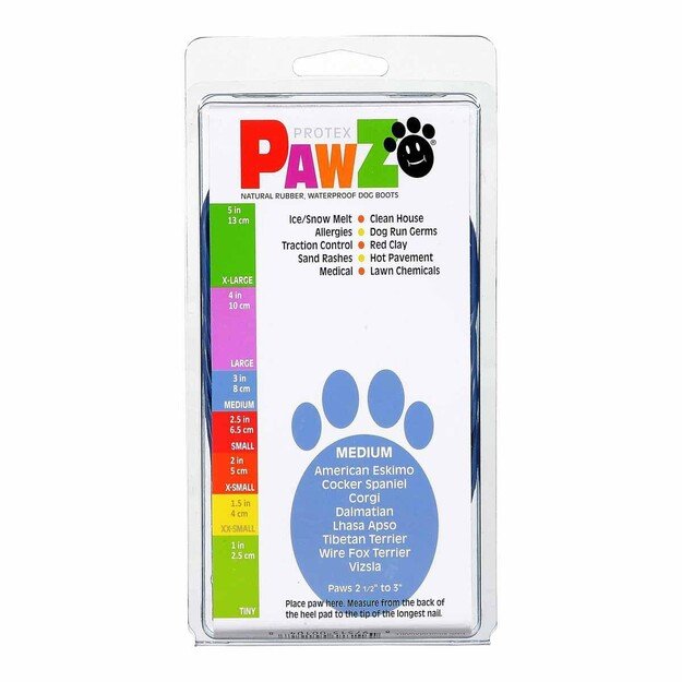 PAWZ - Dog boots M - Blue (632.8048)