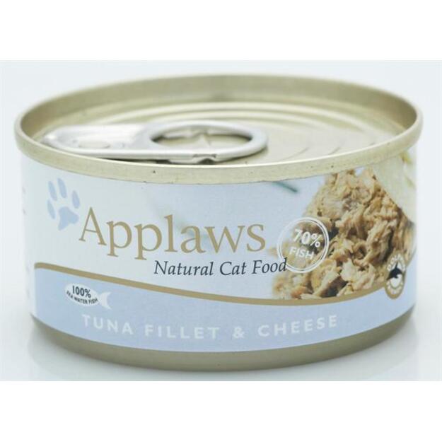 Applaws - 24 x Wet Cat Food 156 g - Tuna & Cheese