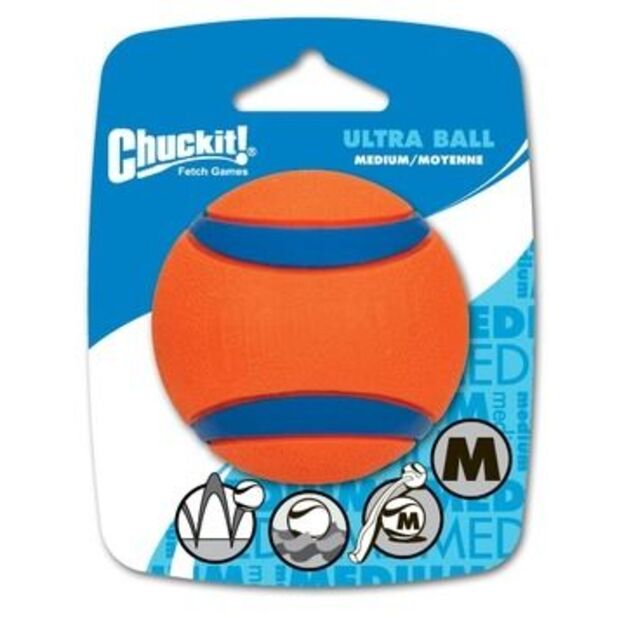 Chuckit - Ultra Ball M 6 cm 1 Pack - (CHUC170015)