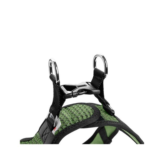 Hunter - Dog harness Hilo Comfort. S-M, green - (401673969800)