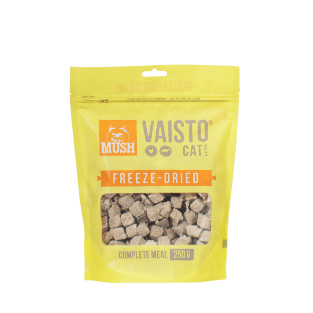 MUSH - Vaisto Cat Yellow Freeze-dried CHICKEN-BEEF 250gr - (MUSH79313DK)