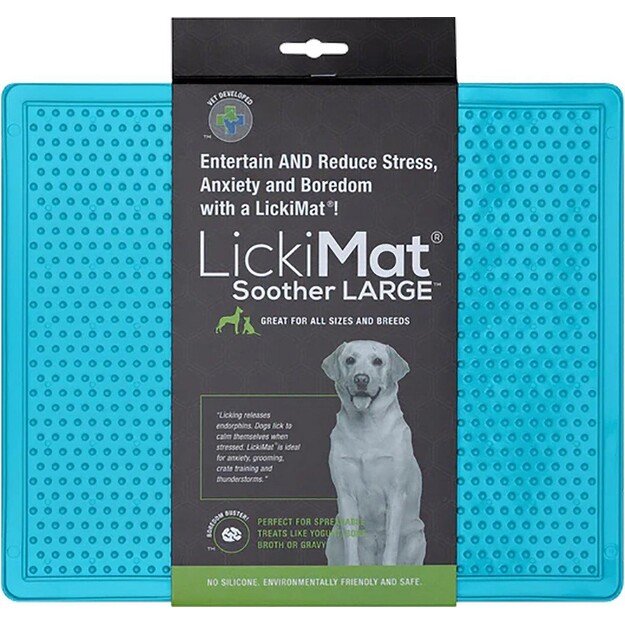 LICKI MAT - Dog Bowl Soother Xl Light Blue 30,5X25,5Cm - (645.5394)