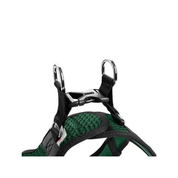 Hunter - Dog harness Hilo Comfort. S, dark green - (401673969815)