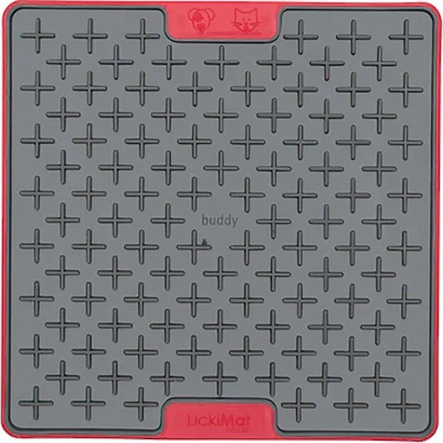 LICKIMAT - Dog lick mat Buddy Tuff Red 20Cm - (645.5456)