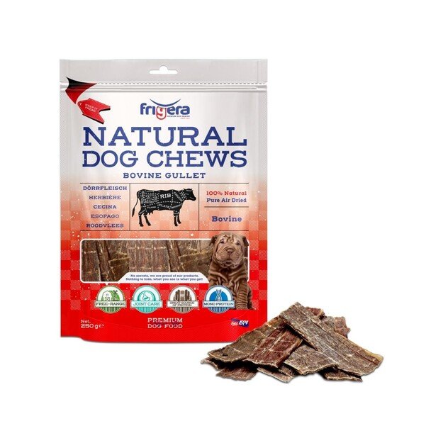 Frigera - Natural Dog Chews Bovine gullet 250 g - (402285851796)