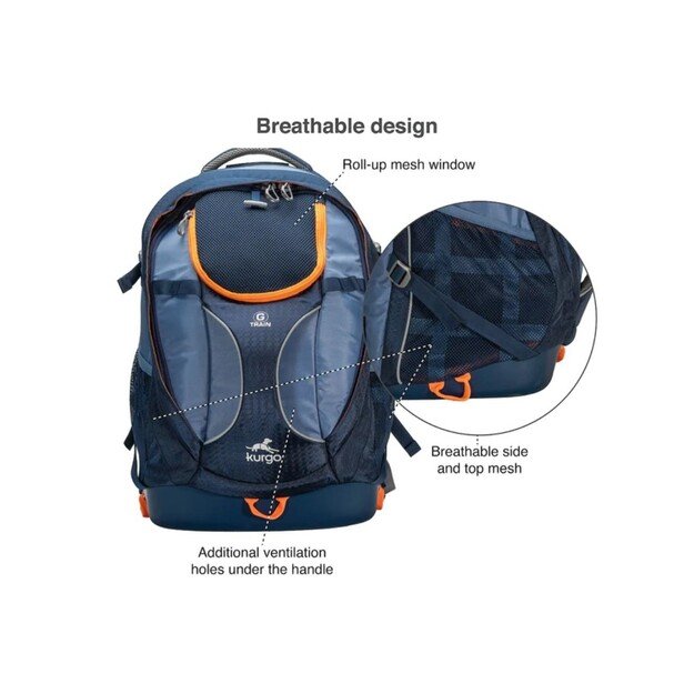 KURGO - Backpack G-Train K9, Color Navy - (729849174740) 1
