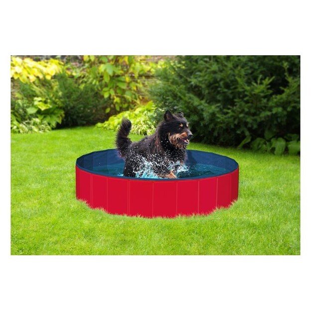 Flamingo - Doggy Splash Pool Blue/Red S - 80X20CM (540058500229)