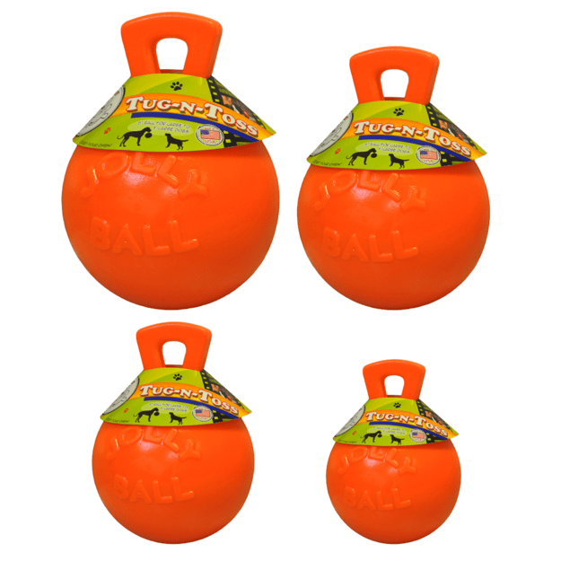 Jolly Pets - Tug-N-Toss 15cm Orange (Vanilla Smell) - (JOLL045C)