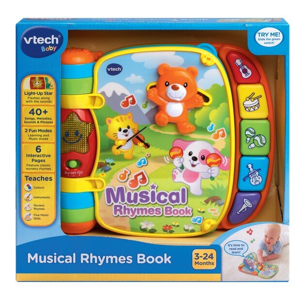 Vtech - Baby Musicbook with Kids Songs (Danish) (950-166732)