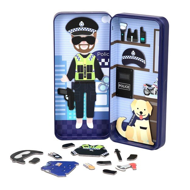 mierEdu - Magnetic Hero Box - Police Officer - (ME086)