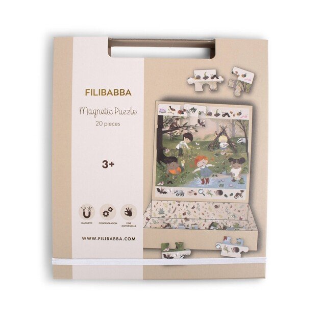 Filibabba - Magnetic puzzle - Enchanted forest - (FI-03325)