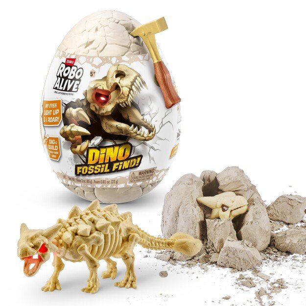 Robo Alive - Dino Fossil Find - Surprise Egg - S1 - Bulk (7156)