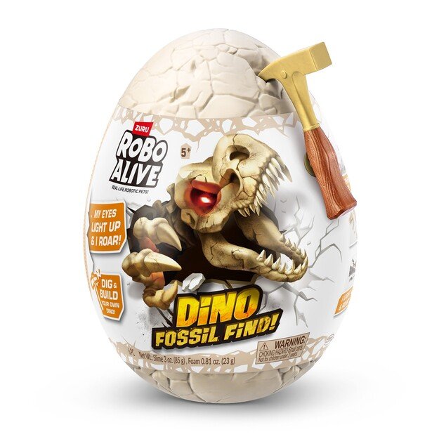 Robo Alive - Dino Fossil Find - Surprise Egg - S1 - Bulk (7156)