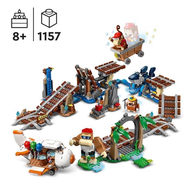 LEGO Super Mario - Diddy Kong's Mine Cart Ride Expansion Set (71425)