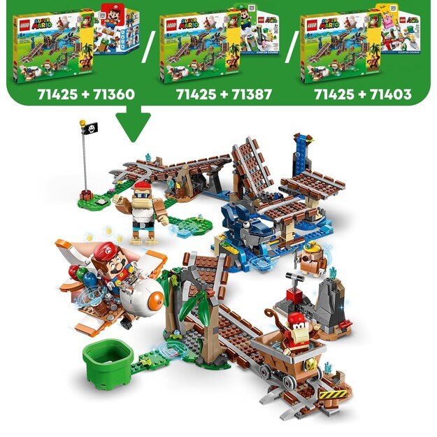 LEGO Super Mario - Diddy Kong's Mine Cart Ride Expansion Set (71425)