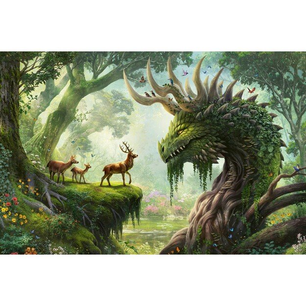 Ravensburger - Puzzle The Forest Dragon awakes 3000p (12000808)